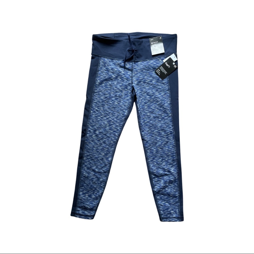 Navy mid-rise Gap GFAST legging - Med